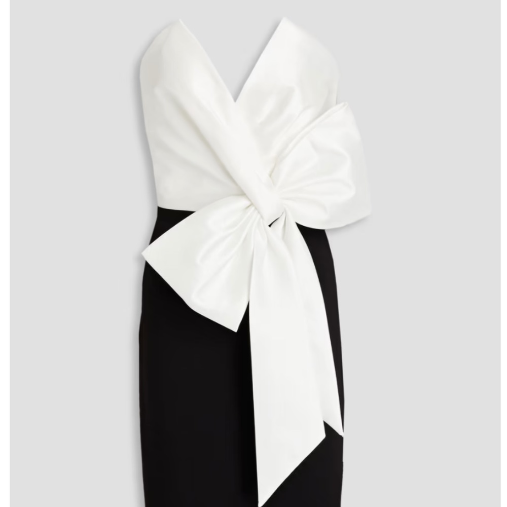 BNWT BADGLEY MISCHKA Two-tone Bow Sheath Dress Size 10